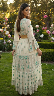 Floral Haven Boho dress