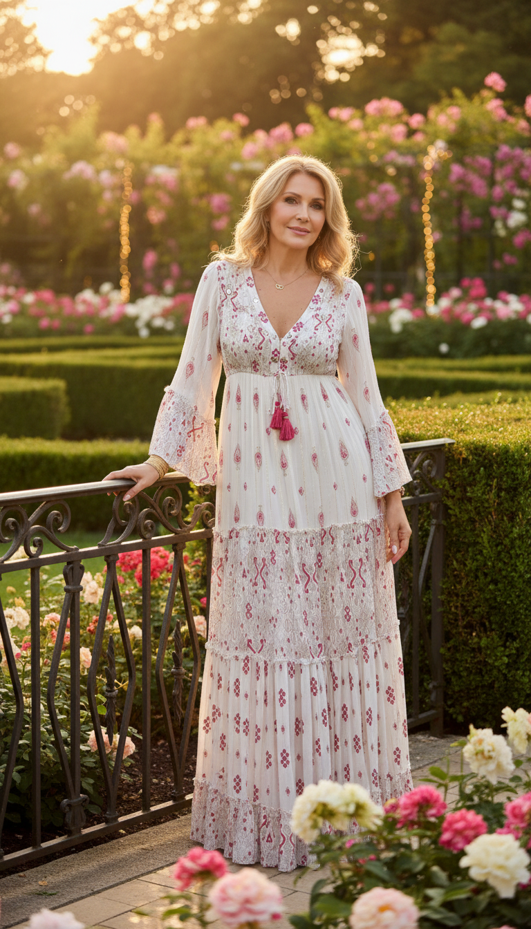 Robe bohème Floral Haven