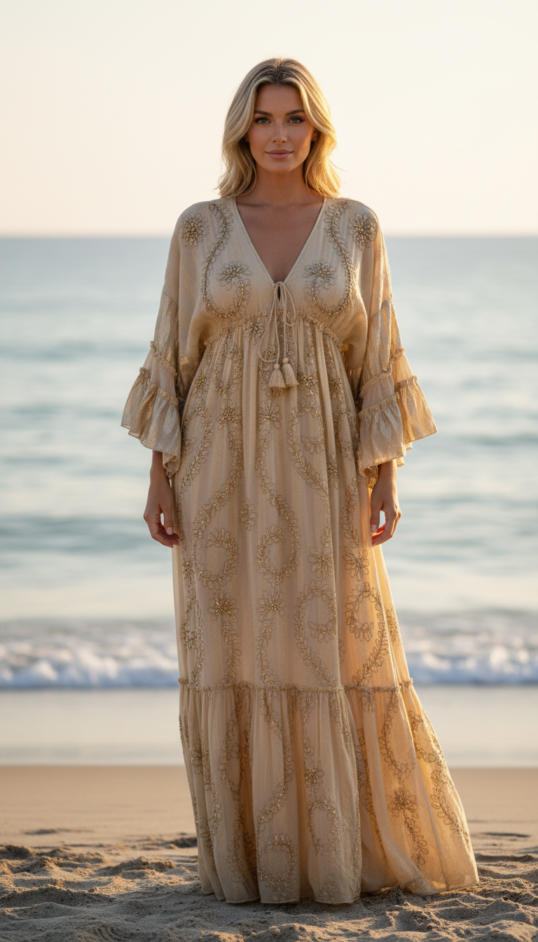 Golden Solana Maxi Dress