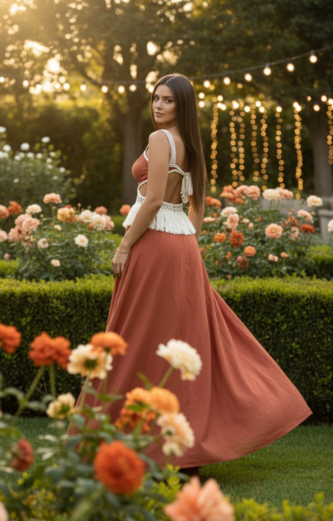 Robe en terre cuite biologique