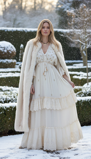 Mansi White Boho Dress