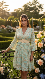 Luna Silk Mini Dress