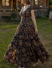 Serene Silk Maxi Dress