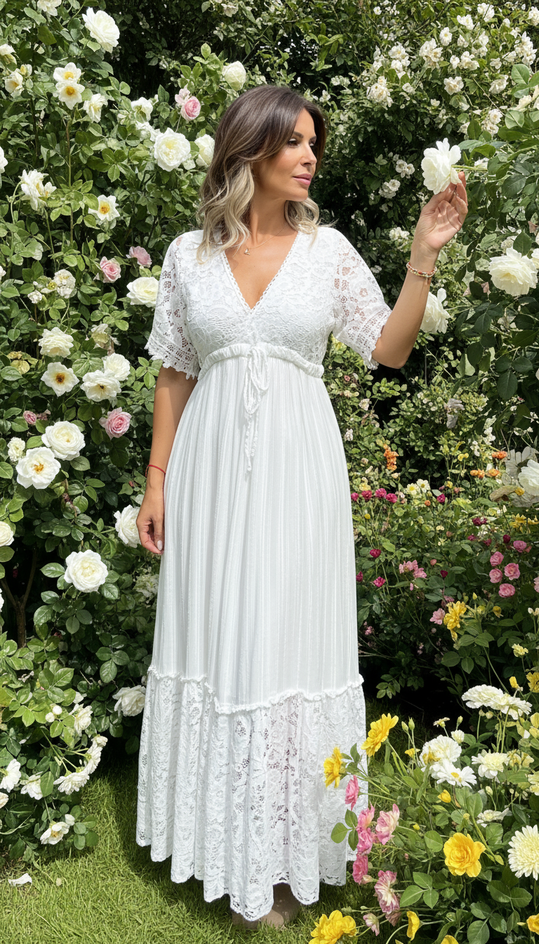 Lace Meadow Maxi Dress