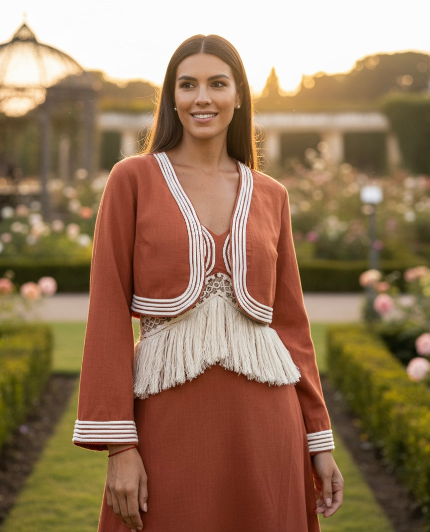 Robe en terre cuite biologique