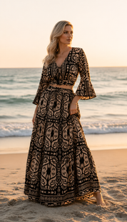 Silk Black Garden Set