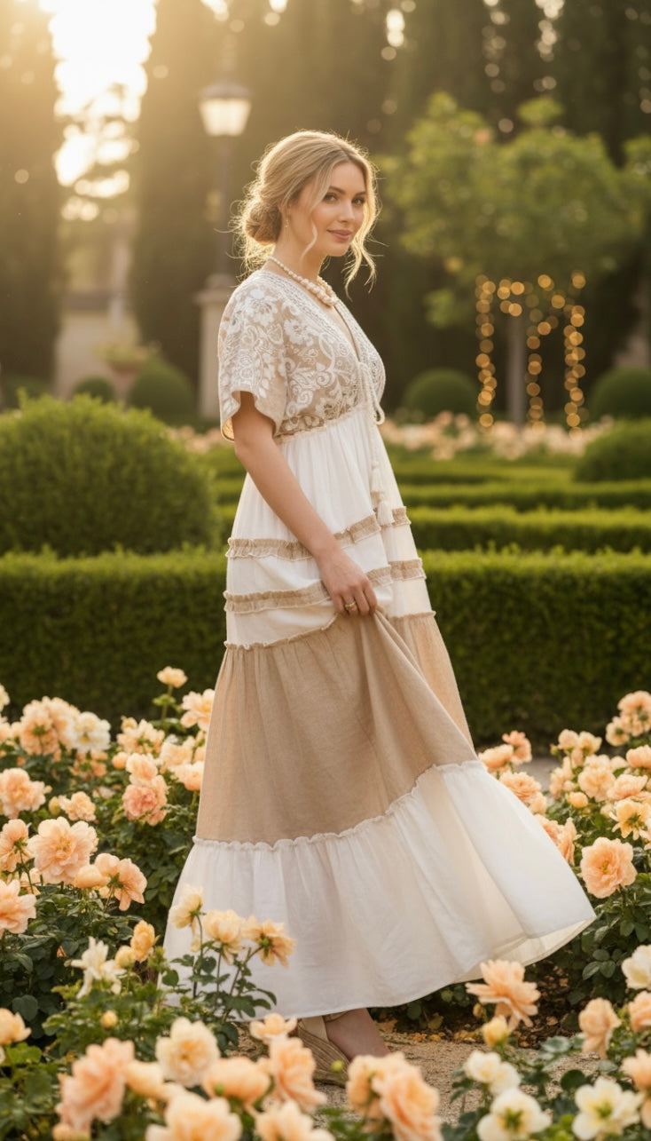 Ivory Soul Maxikleid