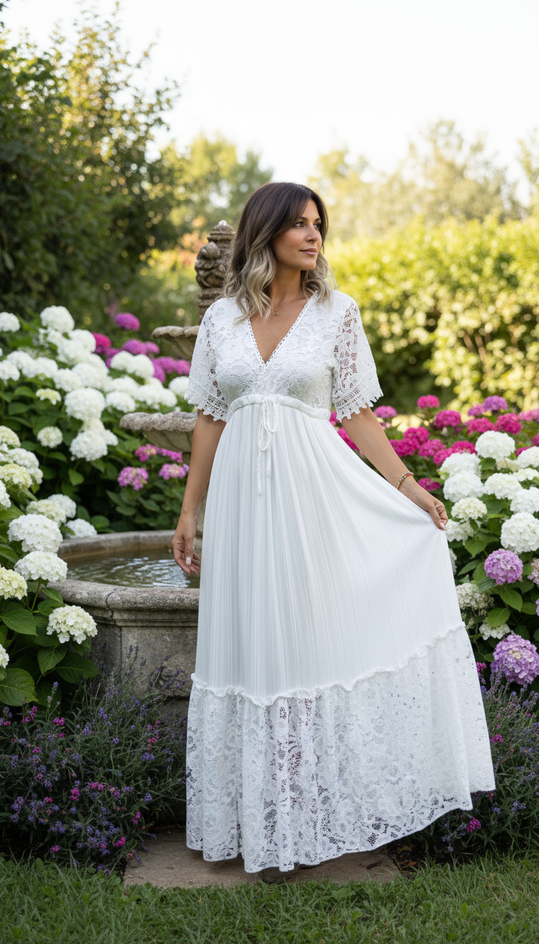 Lace Meadow Maxi Dress