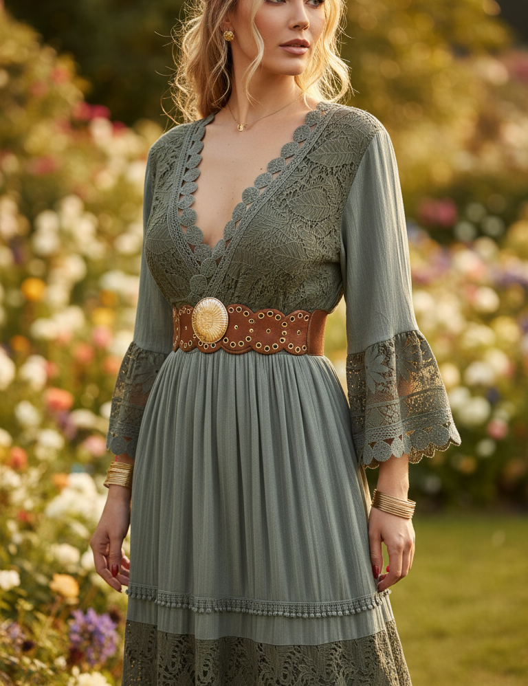 Pure Boho Lace Dress