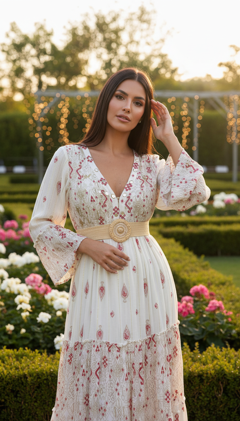 Robe bohème Floral Haven