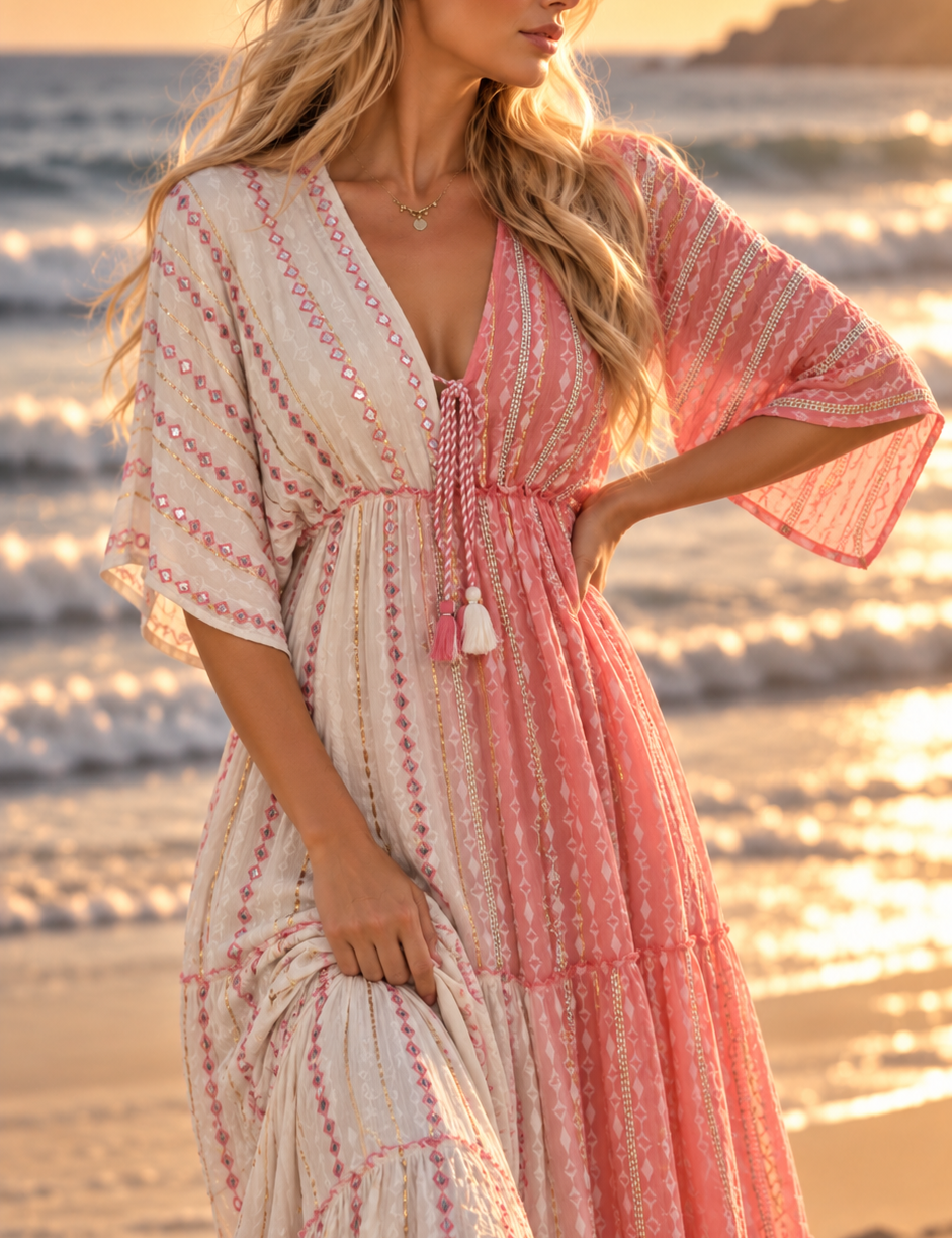 Golden Meadow Maxi Dress