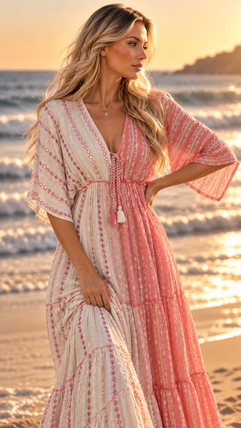 Golden Meadow Maxi Dress