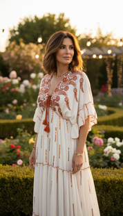 Amber Whisper Maxikleid