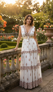 Boho Garden Maxi Dress