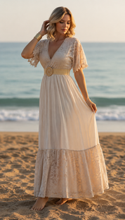 Lace Meadow Maxi Dress