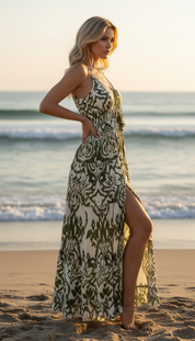 Olive Maxi Dress