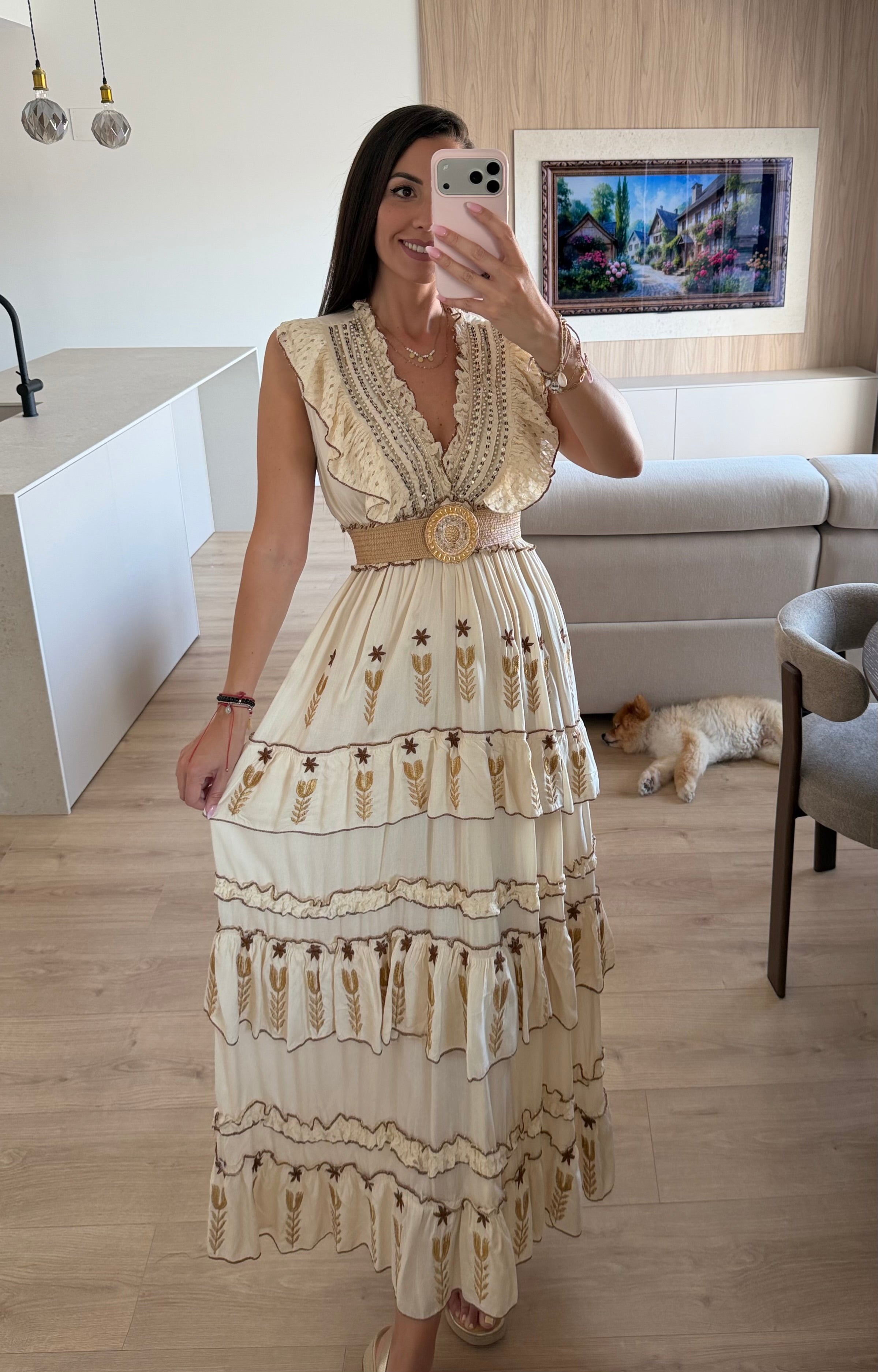 Gaia Boho Maxi Dress