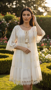 Robe bohème chic mini