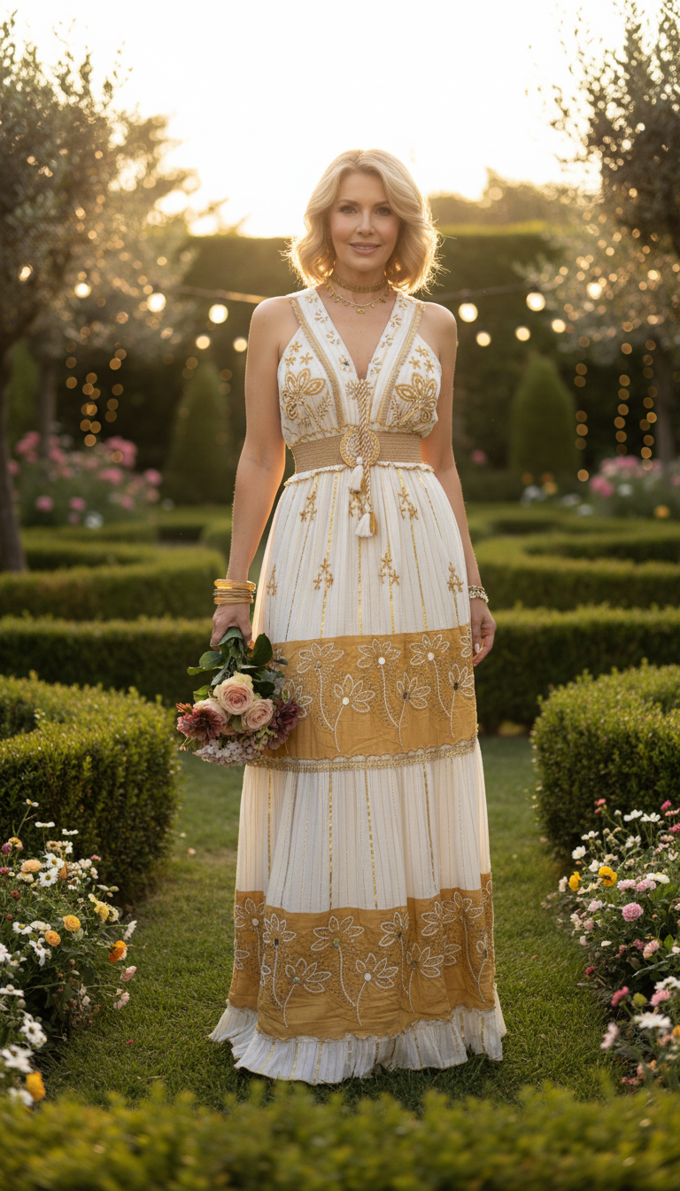 Amber Bloom Ritualkleid