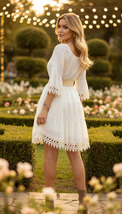 Robe bohème chic mini