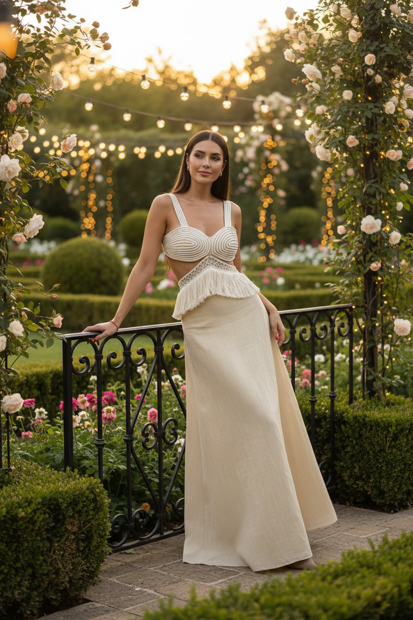 Organic Beige Pastel Dress