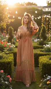 Sunlit Garden Maxi Dress