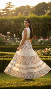 Golden Garden Maxi Dress