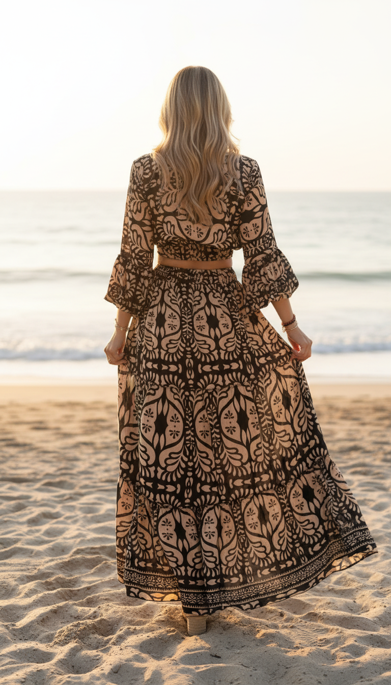 Silk Black Garden Set