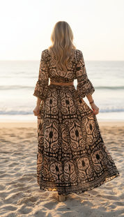 Silk Black Garden Set