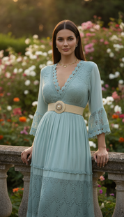 Pure Bohemian Elegance in Blue