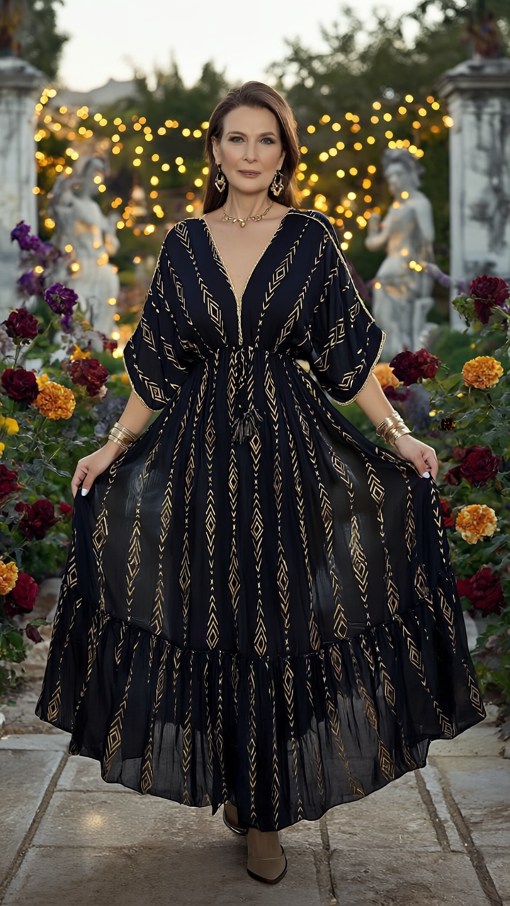 Midnight Muse Boho Dress