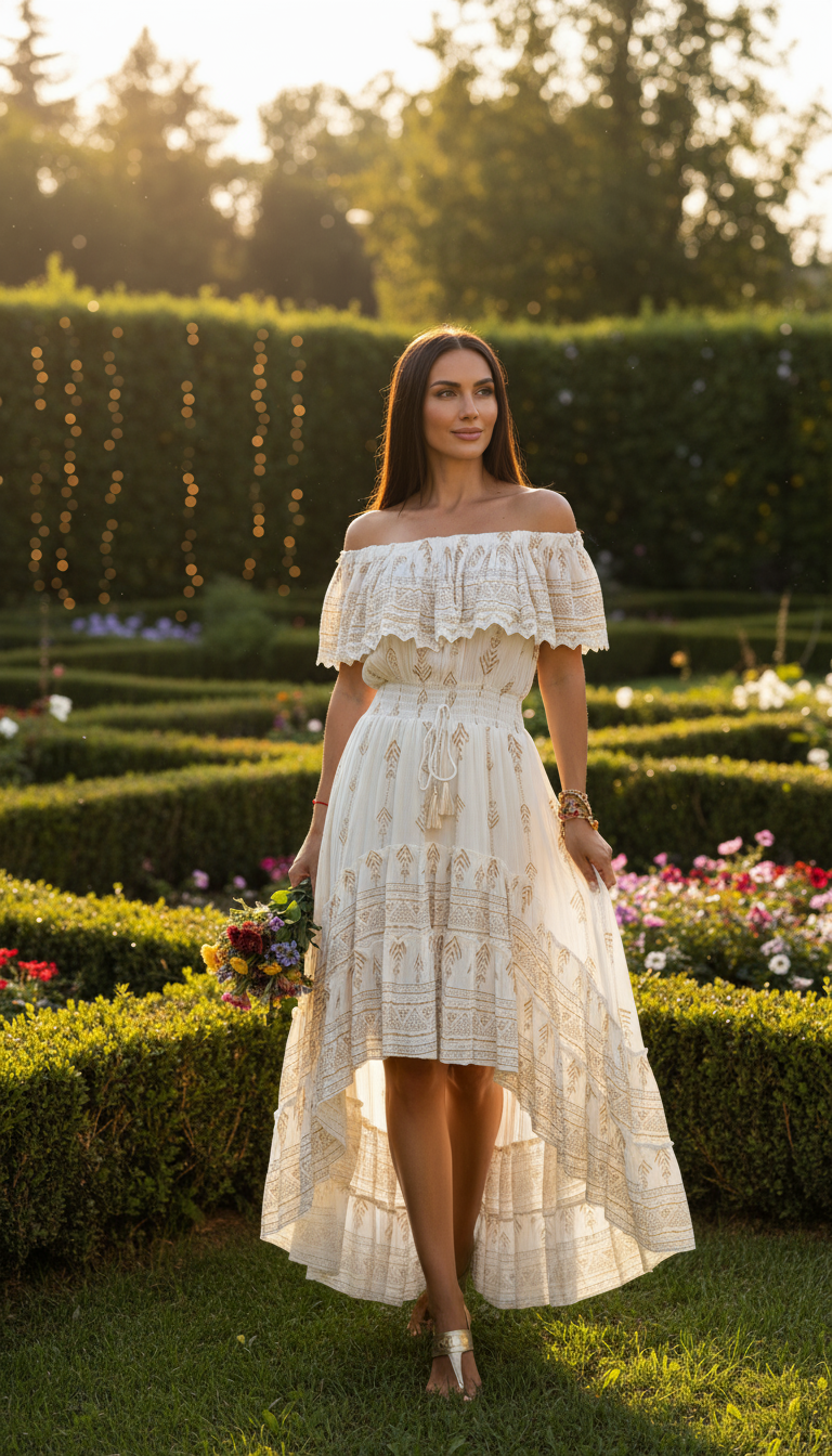 Mistic Asymetric Maxi Dress