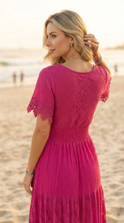 Pink Aura Maxi Dress