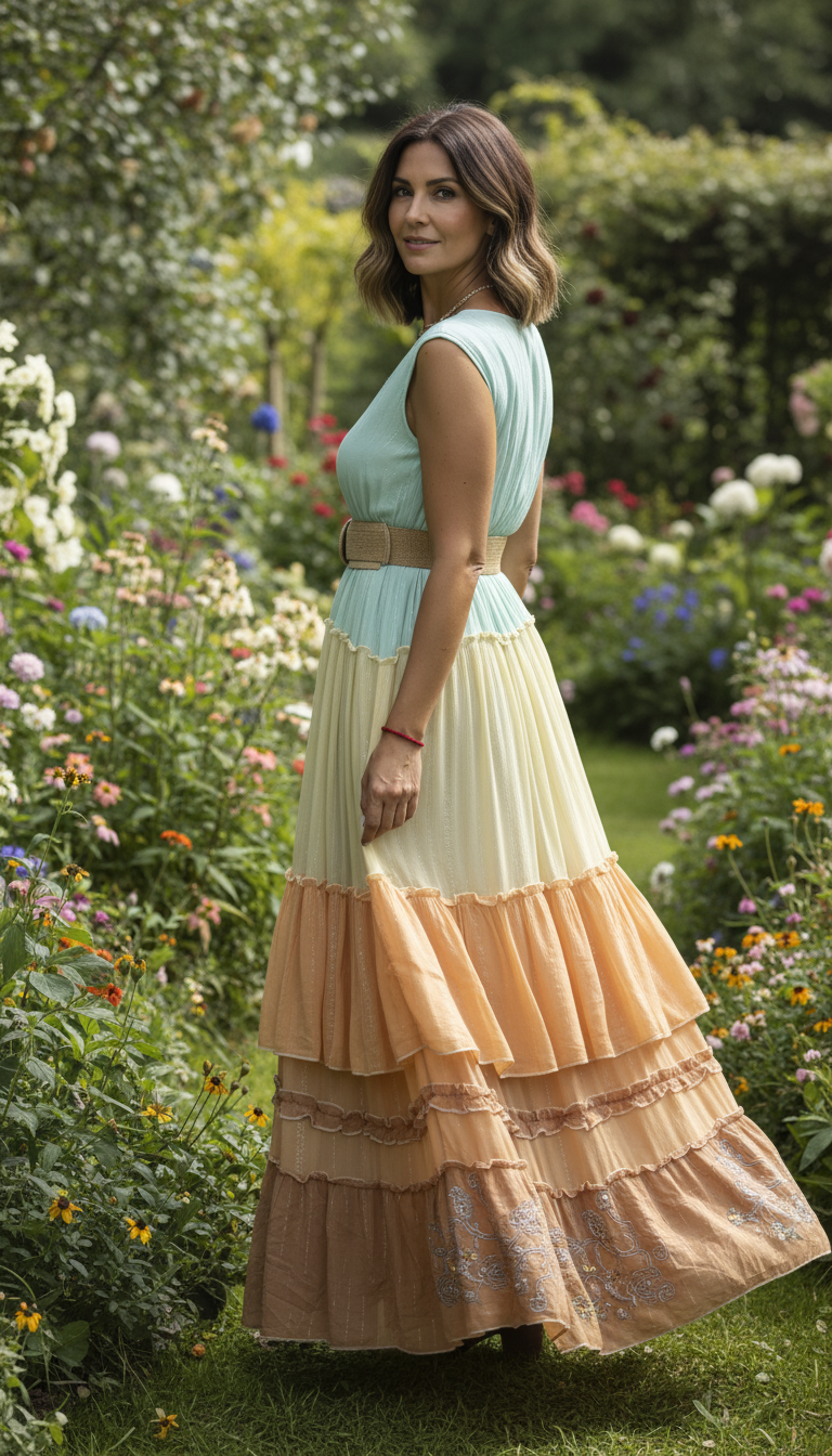 Sunset Boho Maxi Dress