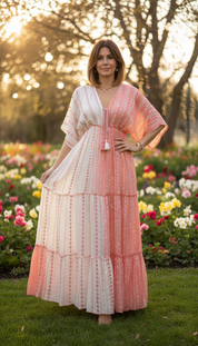 Blush Meadow Maxi Dress