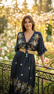 Moonlit Garden Maxi Dress