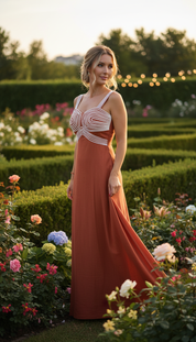 Robe longue bohème bio