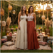 Organic Beige Boho Dress
