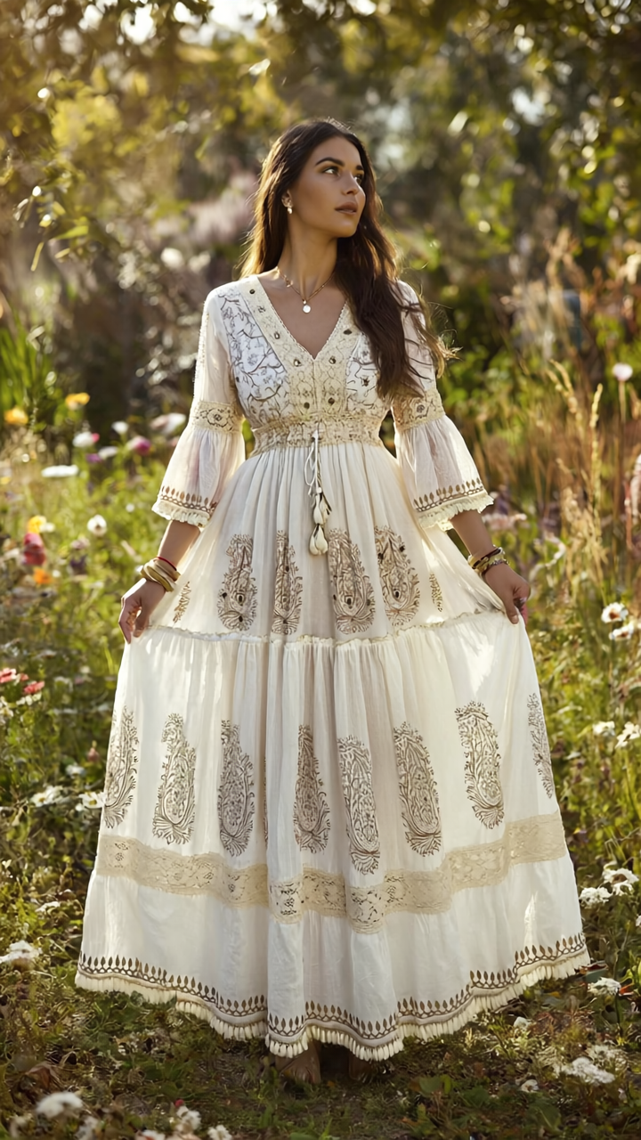 Boho Bloom Maxi Dress