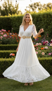 Lace Meadow Maxi Dress