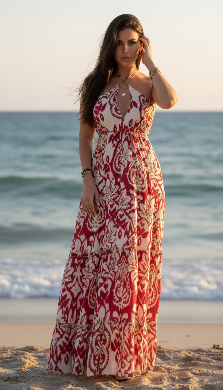 Azurea Maxikleid