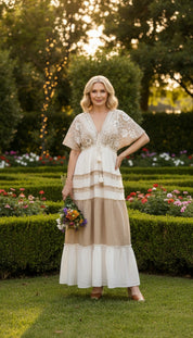 Ivory Soul Maxikleid