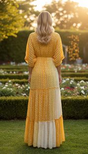 Golden Meadow Maxi Dress