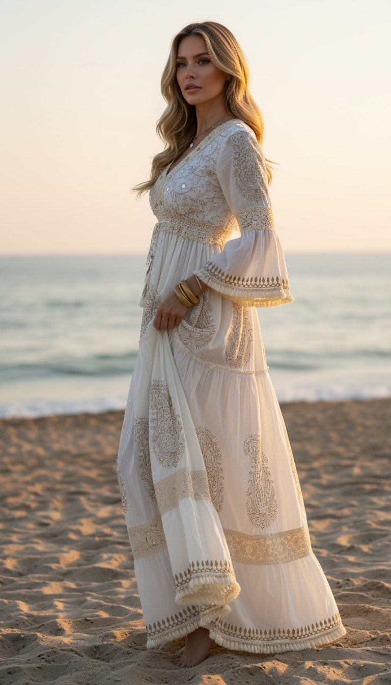Boho Bloom Maxi Dress