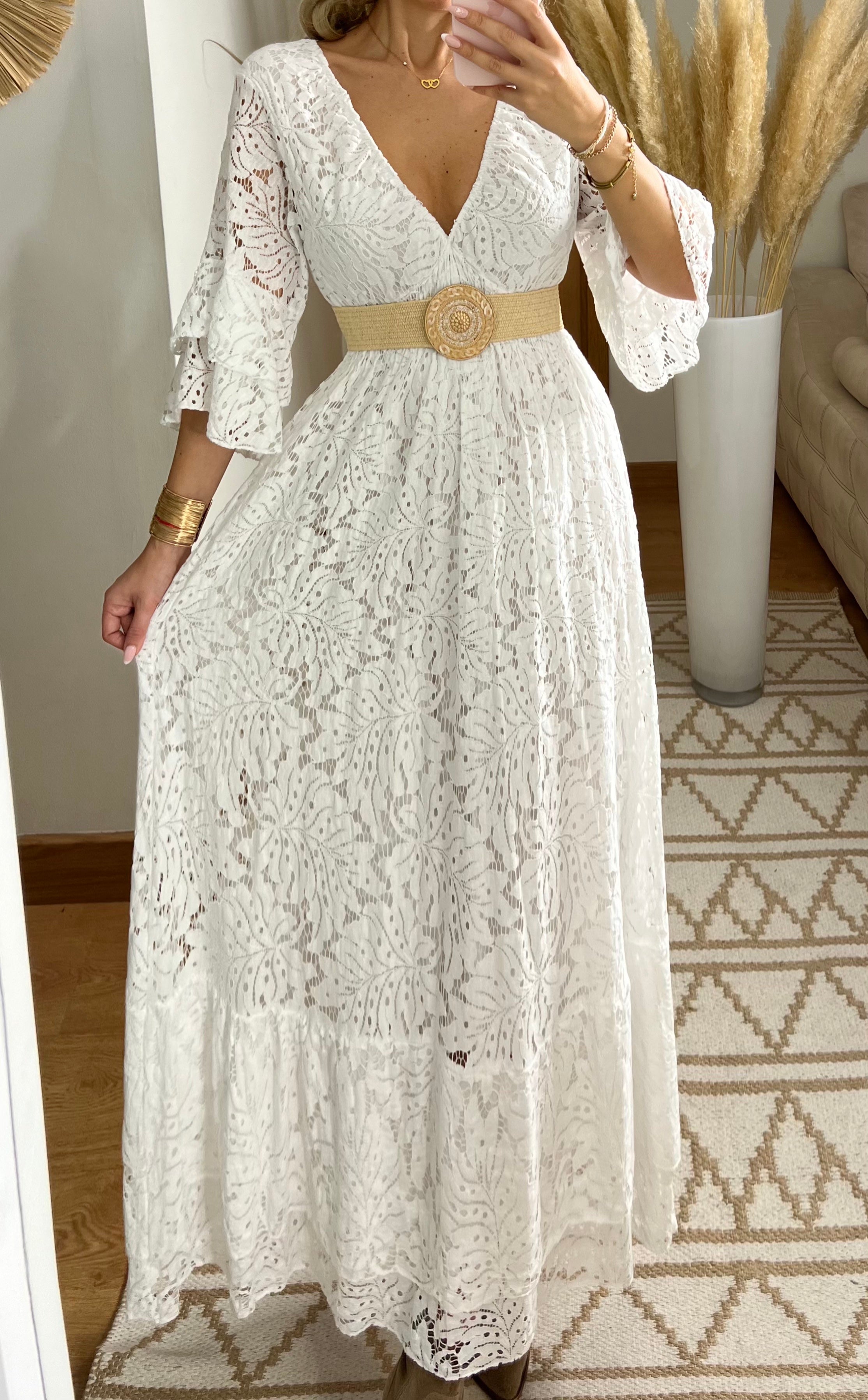 Ethereal Lace Gown