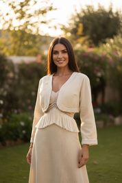 Organic Beige Pastel Dress