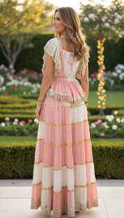 Lunaria Pink Asymmetrical Set