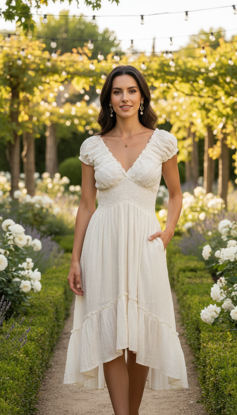 Robe longue Ivory Horizon