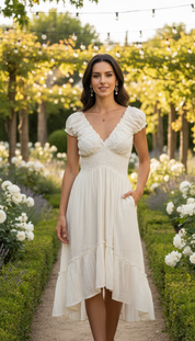 Robe longue Ivory Horizon