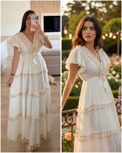 Elysia Tassel Maxi Dress